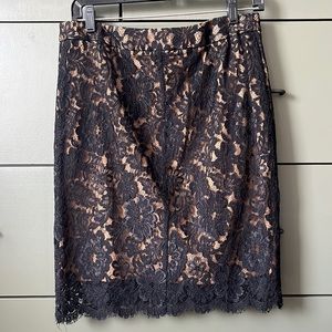 Cach’e Black Lace Skirt
